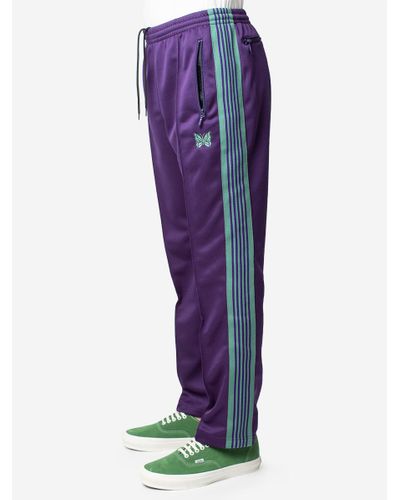 mens purple track pants