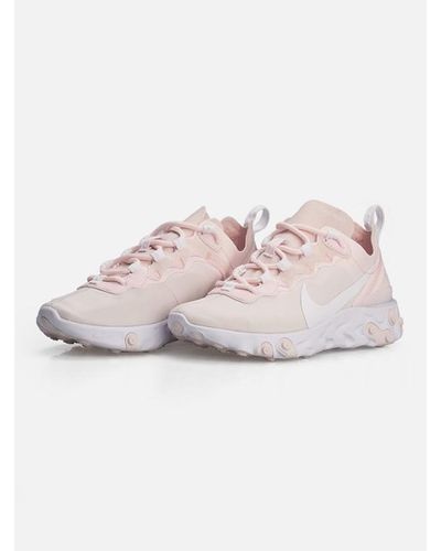 Nike Rubber React Element 55 W Sneakers In Pink Lyst