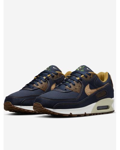 Nike Air Max 90 Se Obsidian Cork Sneakers in Navy (Black) for Men - Lyst