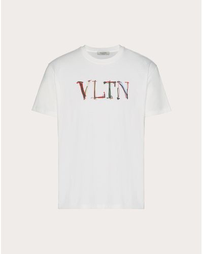 Valentino Valentino Vltn グラフ Tシャツ - ホワイト