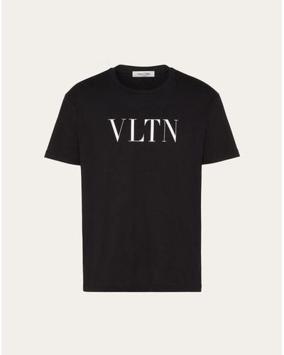 Valentino Vltn Tシャツ おとこ ブラック Xs