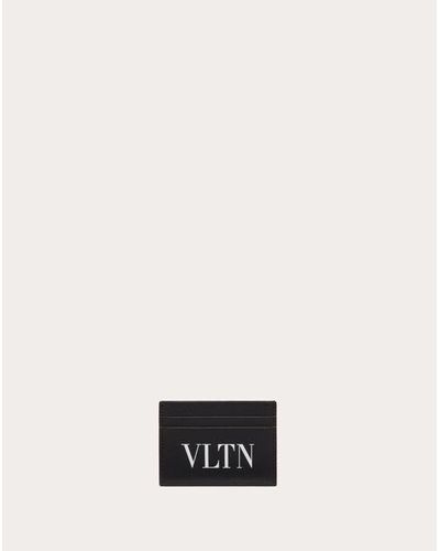 Valentino Garavani Vltn カードホルダー おとこ ブラック/ホワイト