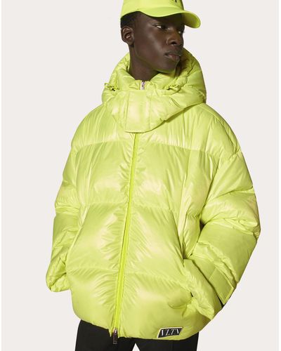 Valentino Synthetic Duvet Couture Down Jacket With Hood in 