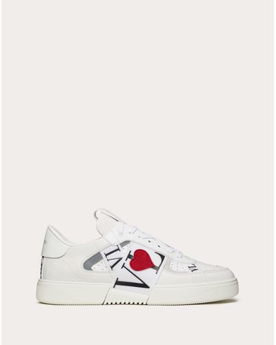 Valentino Leather Valentino Garavani Vlovetn Vl7n Sneaker in Red for Men -  Lyst