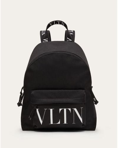 Valentino Garavani Vltn ナイロン バックパック おとこ ブラック/ホワイト