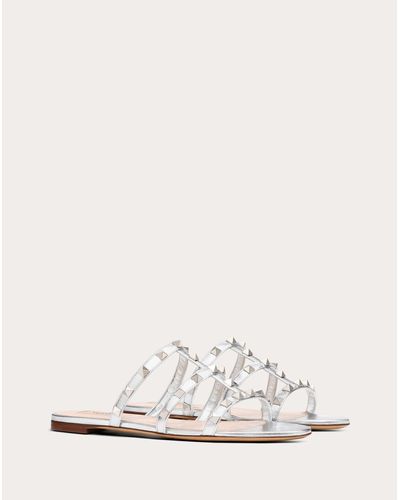 rockstud flat slide sandal