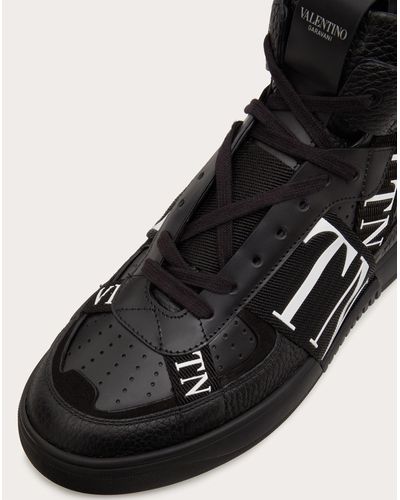 valentino garavani calfskin vl7n sneaker with bands