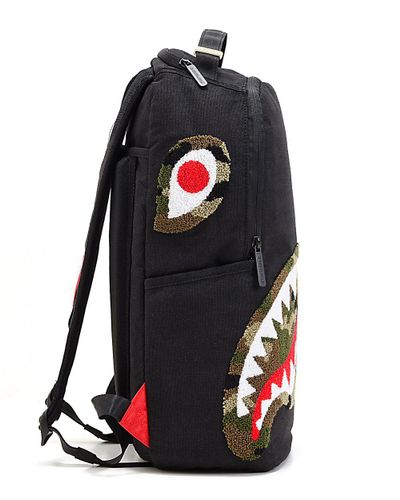 sprayground chenille shark backpack