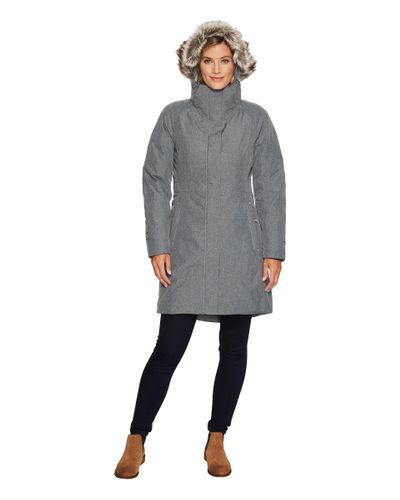 north face arctic parka ii grey