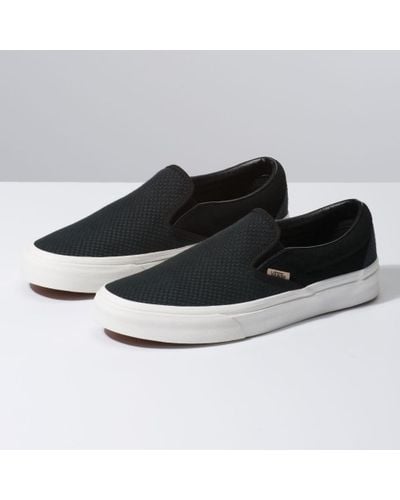 vans woven slip on