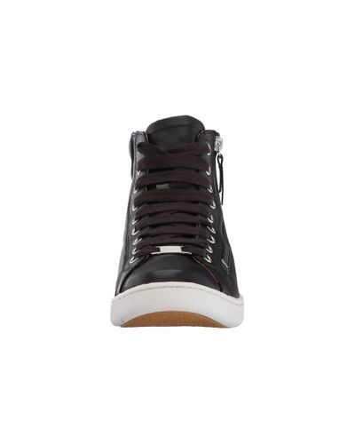 UGG Leather W Olive Sneakers in Black - Lyst