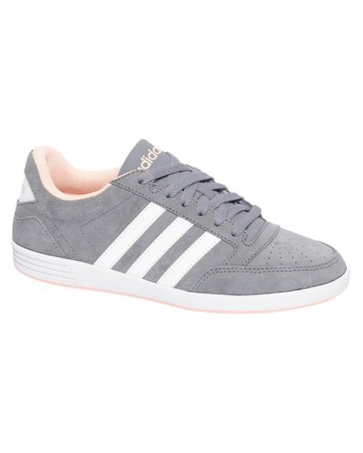 adidas Grijze Hoops Vl Low in het Grijs - Lyst