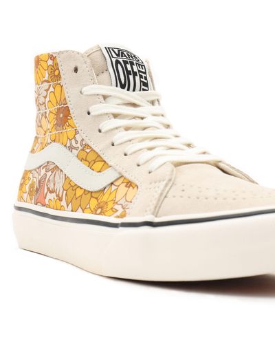 trippy floral vans shoes