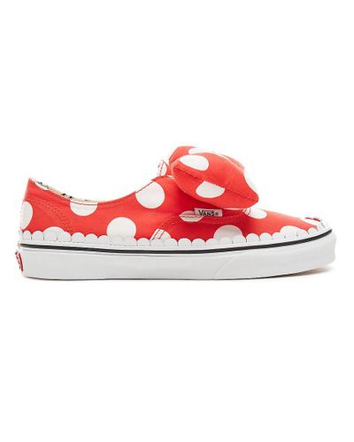 Vans Canvas X Disney - Authentic Gore - Sneakers Met Rode Stippen in het  Rood - Lyst