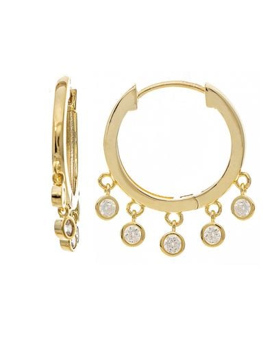 Rivka friedman polished clover hook earrings sale