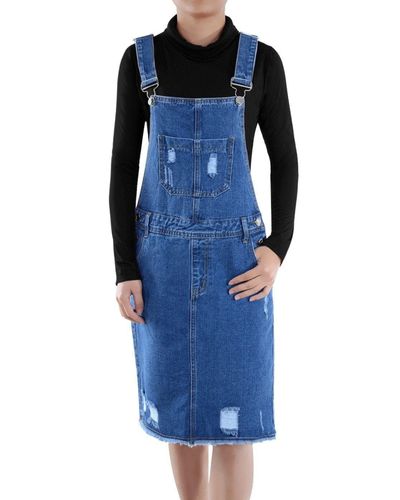 20 Denim Overall Skirts You Need This Summer  Who What Wear