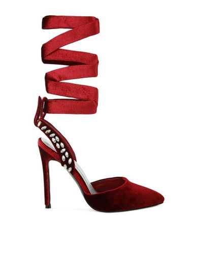 Wallis red shop shoes