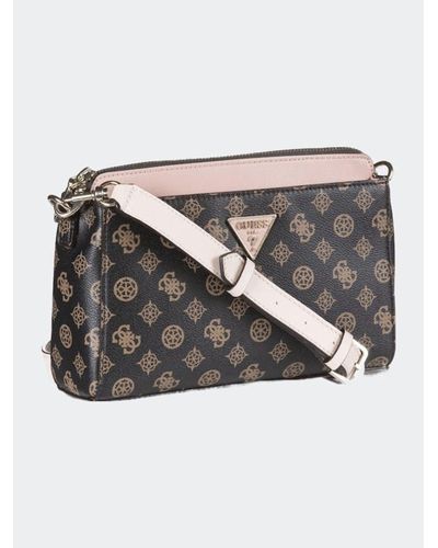 Guess Maddy Girlfriend Crossbody Bag in Gray | Lyst