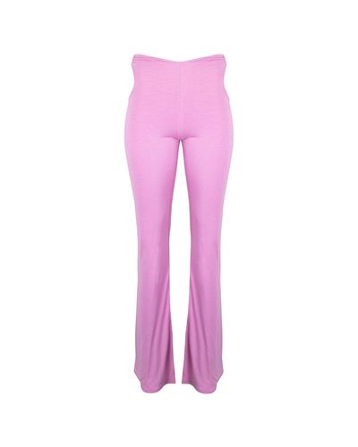 Pink Lezat Pants, Slacks and Chinos for Women | Lyst
