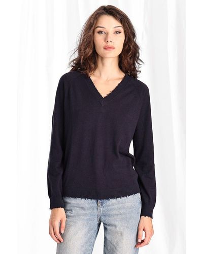 Minnie rose shop distressed sweater