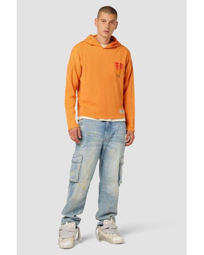 Hudson Jeans Thermal Hoodie - Orange