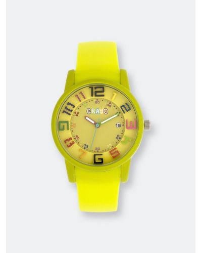 Crayo Festival Watch W/ Date - Yellow