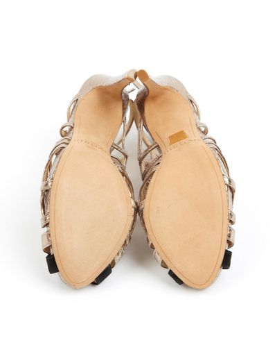 alexandre birman gold sandals
