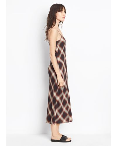 vince plaid dress