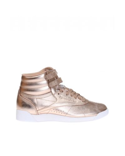 reebok freestyle metallic