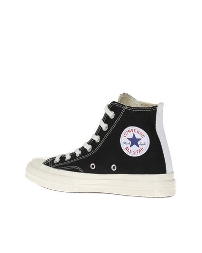 commes de garcon converse black