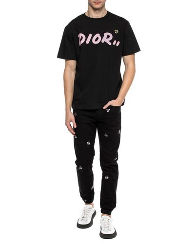dior x kaws t shirt black