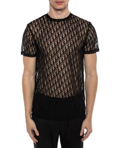 white see through dior shirt
