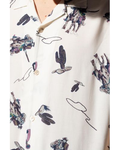 AllSaints 'vaquero' Patterned Shirt in 