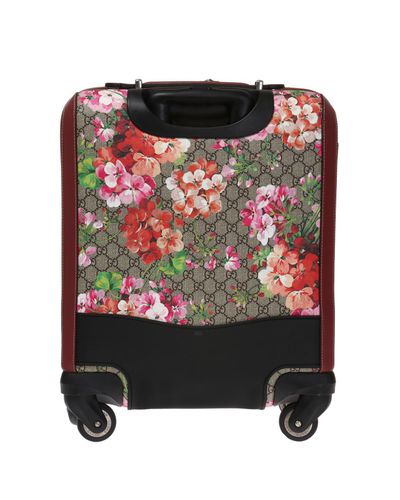 Gucci Leather Patterned Suitcase - Lyst