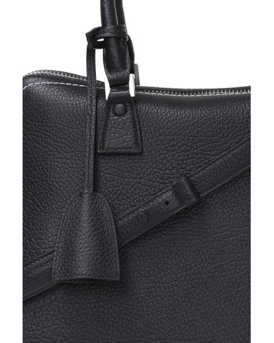 Maison Margiela '5ac' Leather Shoulder Bag in Black | Lyst