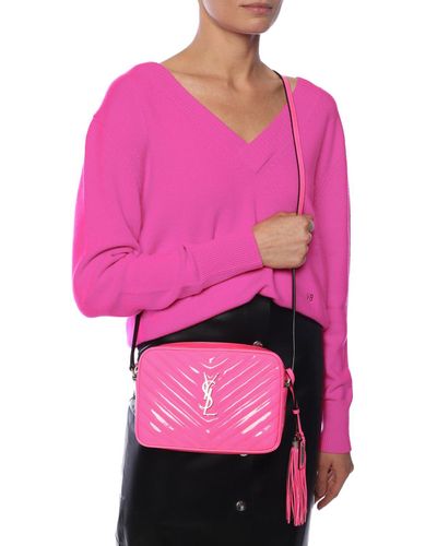 ysl pink camera bag