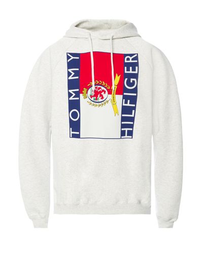 orange quarter zip pullover