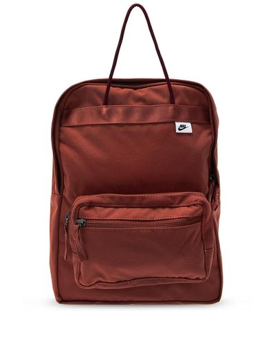 Nike 'tanjun' Backpack With Logo in Brown for Men - Lyst