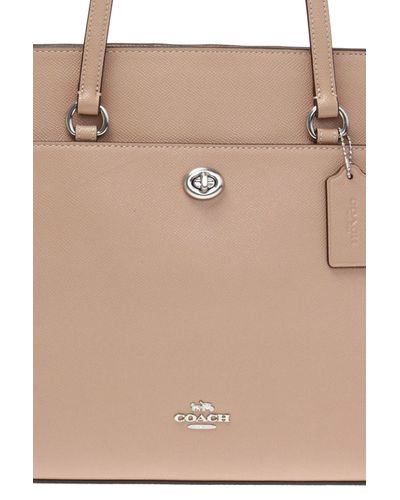 crossgrain leather folio tote