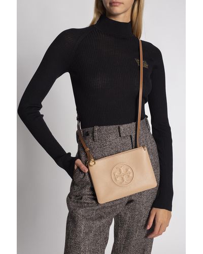 Tory Burch Leather Perry Bombe Double-zip Crossbody | Lyst