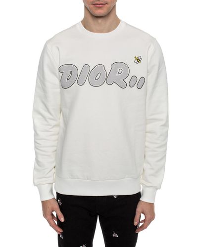 【美品】KAWS x Dior ロゴ クルーネック スウェット ホワイト12＋ Dior X Kaws for Men | Lyst UK