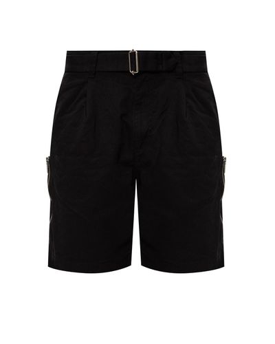 Undercover Cotton Shorts With Pockets Black for Men - Lyst