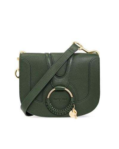 See By Chloé Leather 'hana' Shoulder Bag in Green | Lyst Canada