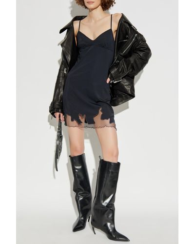 DIESEL Dress 'D-Inlay-R1' in Black | Lyst UK