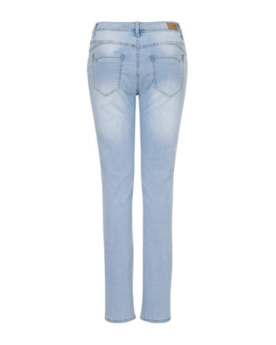Miss Etam Denim Straight Fit Jeans Jackie 30 Inch Licht in het Blauw | Lyst  NL