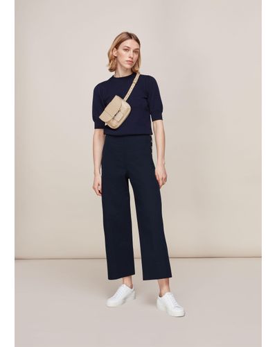 Whistles Cotton Cadie Side Button 