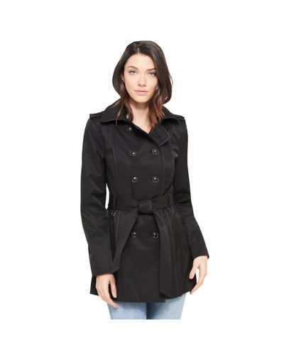 black rivet raincoat