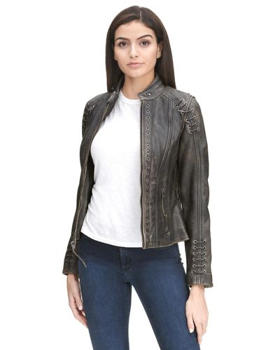 wilson distressed leather jacket