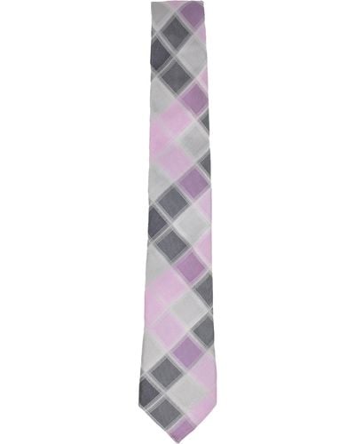 lords of harlech Silk Archie Pink Tie for Men - Lyst
