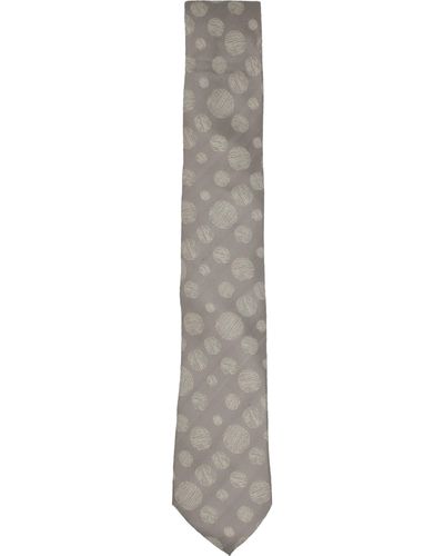 lords of harlech Silk Horace Cement Tie in Grey (Grey) for Men - Lyst
